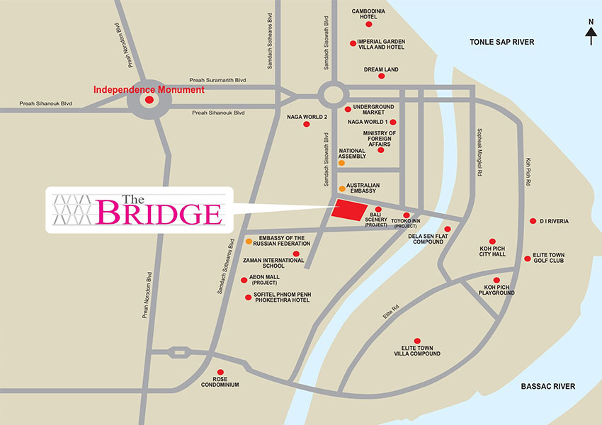 The Bridge Location Map